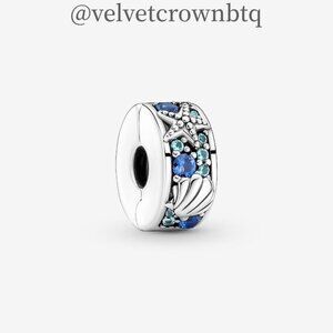 Pandora Tropical Starfish & Shell Clip Charm|Pendant